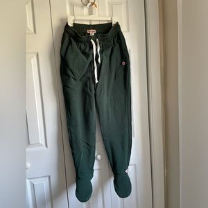 Feejays spruce green footed sweatpants